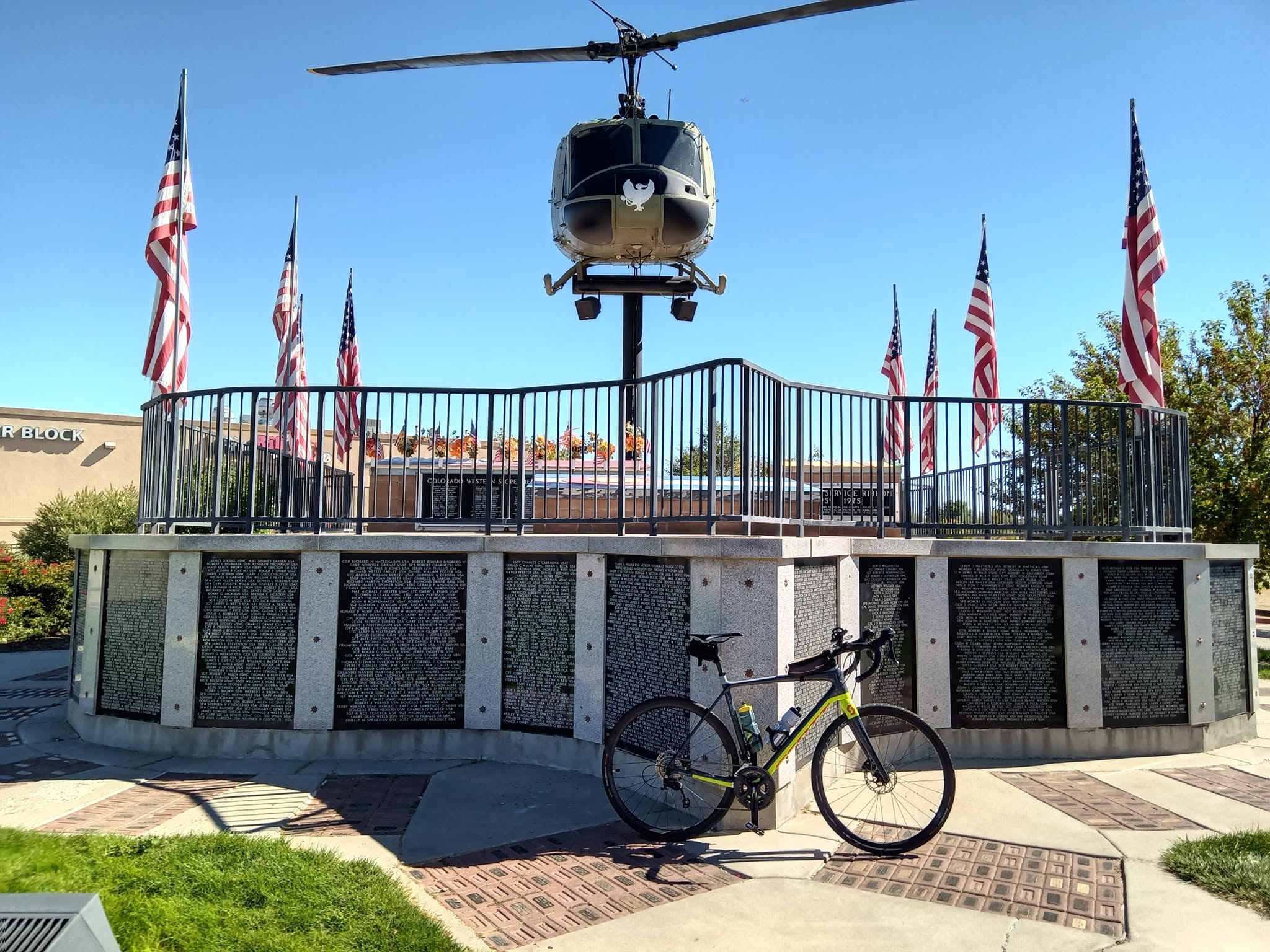 Agent Gravel at the Western Slope Vietnam War Memorial Agent Gravel at the Western Slope Vietnam War Memorial
