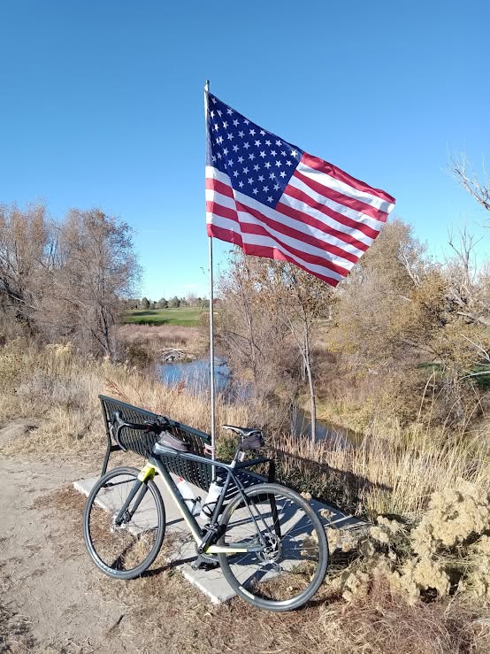 Agent Gravel with Old Glory