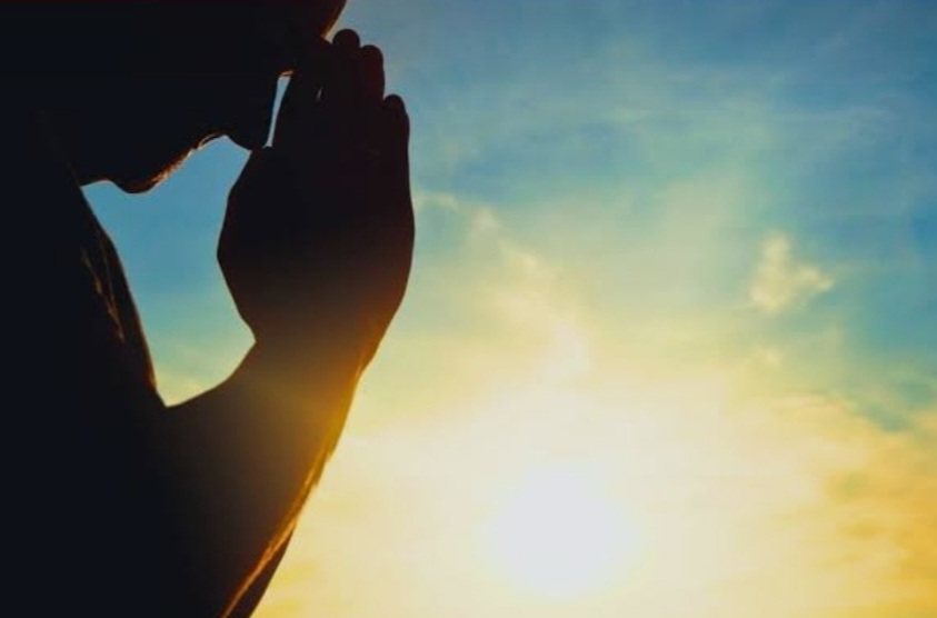 Man praying Man praying