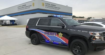 Police car of the St. John The Baptist Sheriff's Office in Louisiana Police car of the St. John The Baptist Sheriff's Office in Louisiana