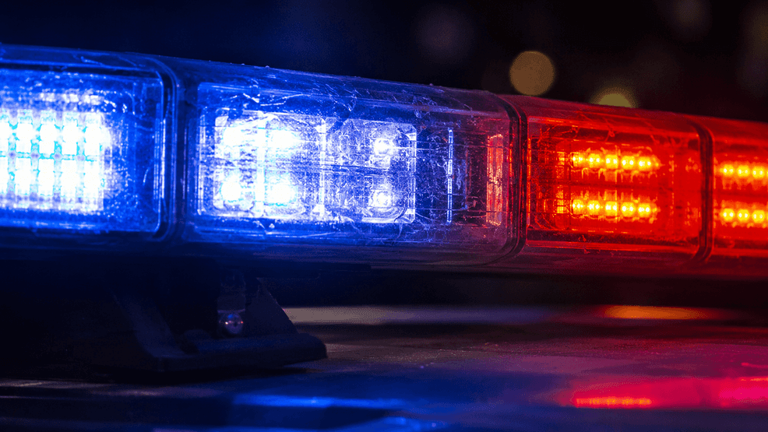 Emergency vehicle lights in Troy New York