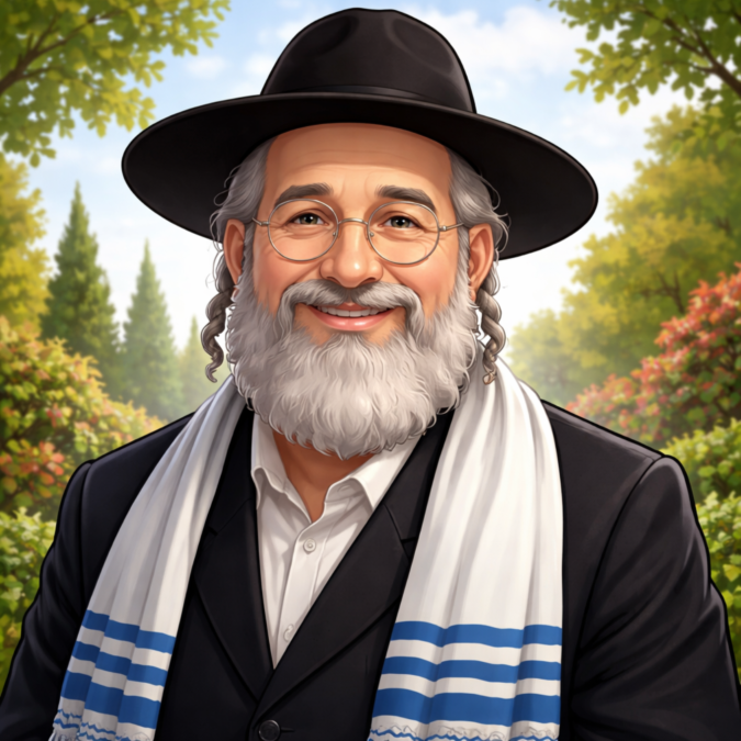 The Rabbi always had a pleasant demeanour, and smile The Rabbi always had a pleasant demeanour, and smile