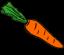 Carrot  - Be Vegetarian..... It helps you to like healtier and longer....