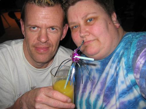 cocktail - my hubby and me drinking cocktails