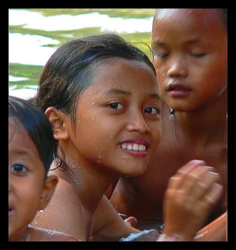 Washing in the creek - Washing in the creek