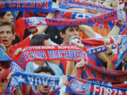 the fans of STEAUA Bucharest - STEAUA Bucharest's fans...we really love this football team