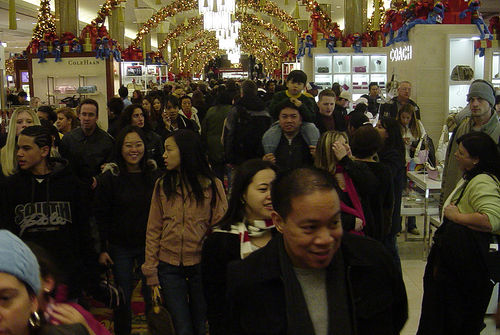 Black Friday Shopping - Shopping with the crowds on Black Friday