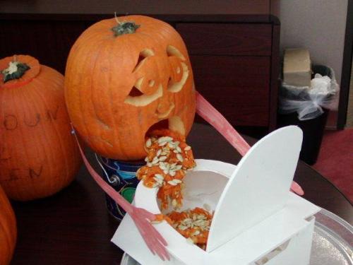 drunken pumpkin - pumpkin vomiting