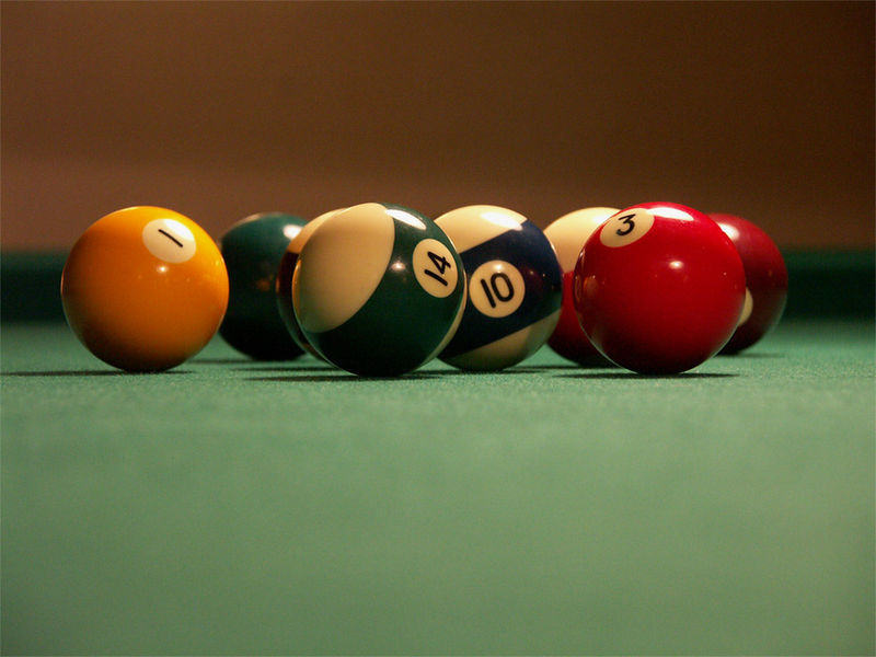 Pool Balls - Picture showing some pool balls.