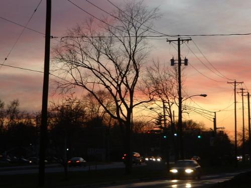 trail - trail sunset