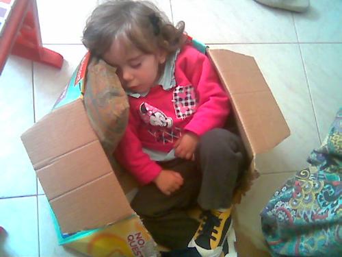 to sleep - It is really true that when one is sleepy sleeps in every place!!
