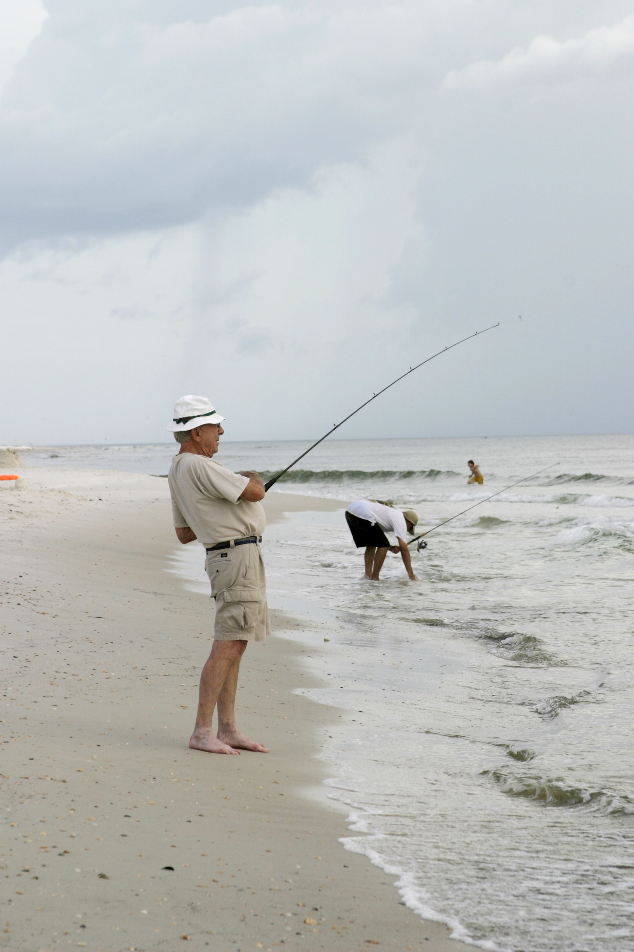 Fishing - I love this image of my dad fishing. It reminds me of my childhood and us going out fishing together. This was in Florida a couple of years ago. He had such a good time out there. It will be a photograph I will treasure forever.