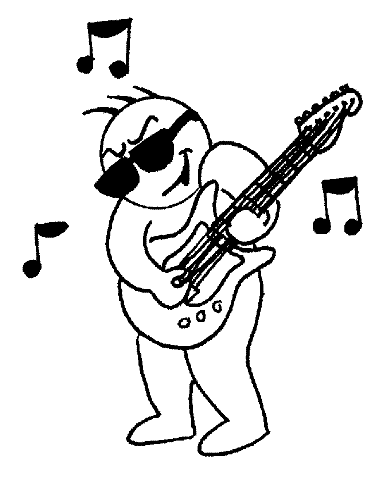 playing the guitar - my hobiie is play the guitar