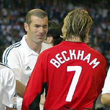 becks and zizou - UCL