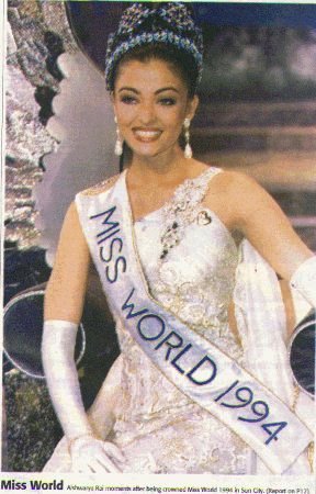 Miss World 1994 Ashwarya Rai - Miss World 1994 Ashwarya Rai