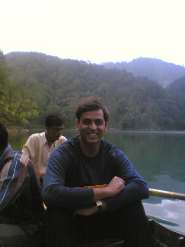 my pic 2 - taken again in nainital while boating with friends..