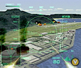 Ace Combat 2 - Ace Combat 2 I'll be the first to admit it: I really didn't like Air Combat. It was one of the first PlayStation games, and it just lacked anything interesting. The dogfighting was boring, the missions were dull, and the game was too short. Ace Combat 2 fixes every single problem that troubled the first game. The only thing that slightly mars this otherwise amazing game is the difficulty level. Sure, there are a lot of levels, but most of them are very easy. The result is a great game you'll be done with in about two days.