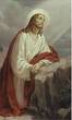 Jesus praying - Jesus praying at the rock