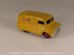 a classic dinky toys model, it's a bedford kodak v - this is one of my collection of vintage cars' models, do you like it?