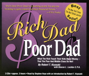Rich Dad Poor Dad - I simply love reading this book by Robert Kiyosaki. It tells a story about his two dads - a rich but uneducated one, and an educated but poor one.