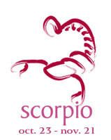 scorpio - my sun sign.