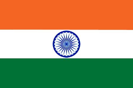 India - My country flag. I love my country.  