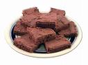 Fudgy Brownies - Fudgy brownies on a platter