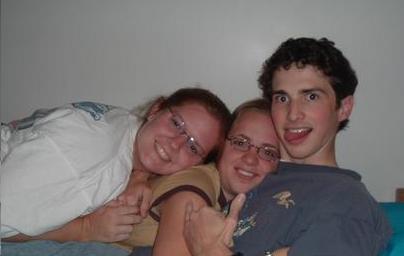 Shannon, me and Josh - Josh is so cuddliey, and I guess I am too :)