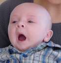 Baby Yawning - Sleepy baby yawning