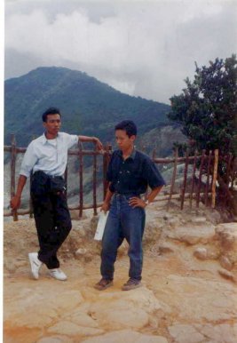 I n Mount - Tangkuban Parahu Mountain