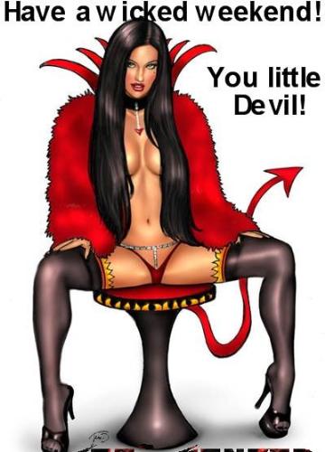 Demoness - A beautiful lady demon