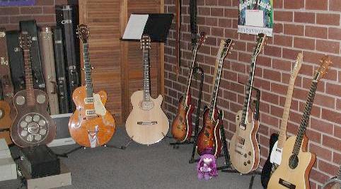 Penelope Visits Guitar Room - Penelope checks out the Guitar room at recording studio. Penelope Visits Guitar Room - Penelope checks out the Guitar room at recording studio.
