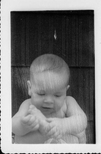 Even My Feet Taste Better Than Limburger Cheese! - Here's a picture of me when I was a few months old eating my feet--and I must say that they tasted a whole lot better than that dreadful cheese! Even My Feet Taste Better Than Limburger Cheese! - Here's a picture of me when I was a few months old eating my feet--and I must say that they tasted a whole lot better than that dreadful cheese!
