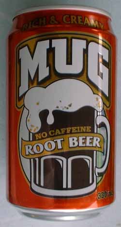 rootbeer - this is a can of mug rootbeer soda