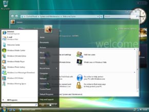 Windows Vista - Windows Vista is the name of the latest release of Microsoft Windows, a line of graphical operating systems used on personal computers, including home and business desktops, notebook computers, and media centers. Prior to its announcement on July 22, 2005, Vista was known by its codename Longhorn. On November 8, 2006, Windows Vista development was completed and is now in the release to manufacturing stage; Microsoft has stated that the scheduled release dates are currently November 30, 2006 for volume license customers and worldwide availability on January 30, 2007. Windows Vista English Edition was released to MSDN subscribers on November 16, 2006, [1] These release dates come more than five years after the release of Windows XP, Microsoft's current consumer and business operating system, making it the longest time span between major releases of Windows.  According to Microsoft,[2] Windows Vista contains hundreds of new features, some of the most significant of which include an updated graphical user interface and visual style dubbed Windows Aero, improved searching features, new multimedia creation tools such as Windows DVD Maker, and completely redesigned networking, audio, print, and display sub-systems. Vista also aims to increase the level of communication between machines on a home network using peer-to-peer technology, making it easier to share files and digital media between computers and devices. For developers, Vista introduces version 3.0 of the .NET Framework, which aims to make it significantly easier for developers to write high-quality applications than with the traditional Windows API.  Microsoft's primary stated objective with Vista, however, has been to improve the state of security in the Windows operating system.[3] One of the most common criticisms of Windows XP and its predecessors has been their commonly exploited security vulnerabilities and overall susceptibility to malware, viruses and buffer overflows. In light of this, then Microsoft chairman Bill Gates announced in early 2002 a company-wide 'Trustworthy Computing initiative' which aims to incorporate security work into every aspect of software development at the company. Microsoft claimed that it prioritized improving the security of Windows XP and Windows Server 2003 above finishing Windows Vista, significantly delaying its completion.[4]  During the course of its development, Vista has been the target of a number of negative assessments by various groups. Criticism of Windows Vista has included protracted development time, more restrictive licensing terms, the inclusion of a number of new Digital Rights Management technologies aimed at restricting the copying of protected digital media, and the usability of new features such as User Account Control.