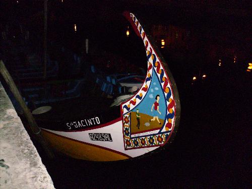 Aveiro - Aveiro at night-'Moliceiros'