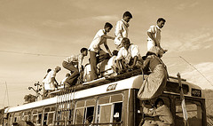 Public Transport - Andhra Pradesh State Road Transport Corporation (APSRTC), established in 1932, started as a unit of the Nizam State Railways-Road Transport Division with 27 buses. Now with about 19,000 strong bus fleet, APSRTC is the largest state transport undertaking in the world and entered the Guinness World Records. Besides covering the entire state of Andhra Pradesh with inter-district, inter-city and intra-city services in all major cities, APSRTC operates services to the neighboring states of Maharastra, Orissa, Chattisgarh, Goa, Karnataka, Tamilnadu and Pondycherry. APSRTC transports around 12 million people every day with the services rendered by a dedicated strength of 1.17 lakh employees. In the process of service to the public, APSRTC was honoured with prestigious 'Road Safety award' by UK-based 'Chartered Institute of Transport' and for many consecutive years bagged 'Productivity and Fuel efficiency award' from the Government of India.