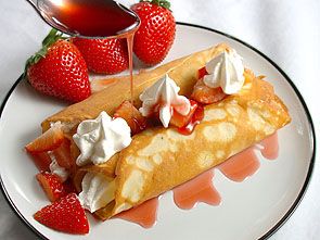 Dessert Crepe - strawberry