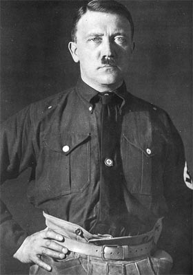 Adolf Hitler - Adolf Hitler (April 20, 1889 – April 30, 1945) - who gained power in a Germany facing crisis after World War I, using charismatic oratory and propaganda - can be called the most evil man in history. Hitler pursued an aggressive foreign policy with the intention of expanding German Lebensraum (living space), which triggered World War II when Germany invaded Poland. Hitler's racial policies resulted in genocide of approximately eleven million people, including about six million Jews, in what is now known as the Holocaust. As Russians closed on Berlin in April of 1945 in the final days of the war, Hitler committed suicide in his underground bunker in Berlin with his newlywed wife, Eva Braun.
