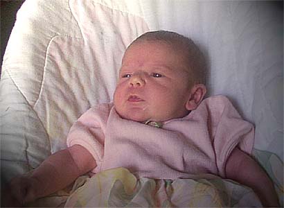 Baby Destiny - A picture I took of my daughter Destiny when she was just a few weeks old. I used photoshop and rendered the light to create a photograph effect.