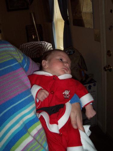 Zack at his first Christmas - Here is my son at his first Christmas last year, this will be the first one he's old enough to enjoy. Looking forward to it.