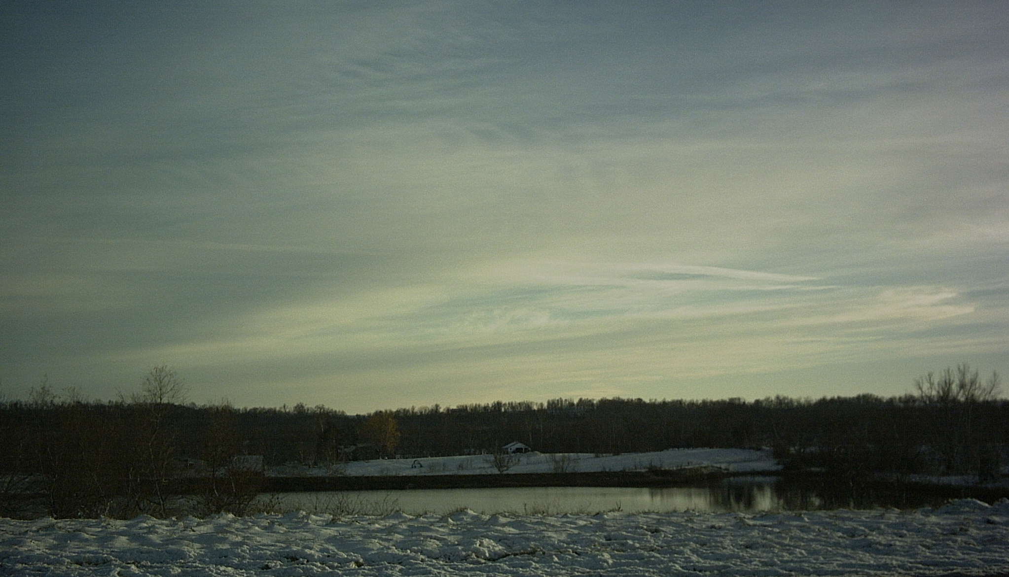 The season's first snow - This is a photo of our first snow in 2005.