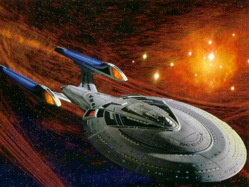 Star Ship Enterprise - A beautiful picture of Enterprise
