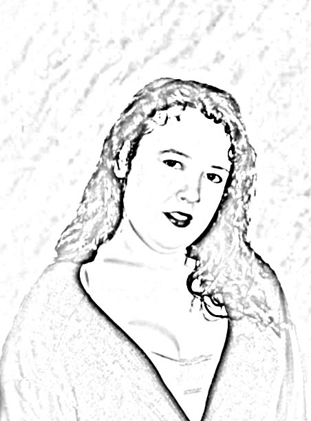 Sketch of Me - A photoshop rendered sketch of myself.