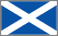 Scottish Flag - This is the national flag of Scotland. It is called the St. Andrew's Cross and consists of a white cross on a blue background.