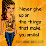 Dreams - Never give up on the things that make you smile