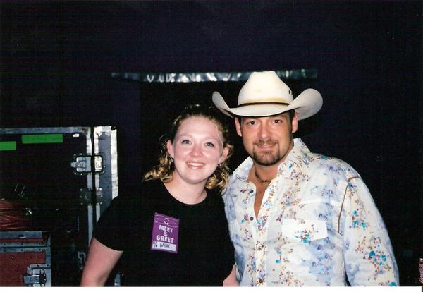chris cagle and me!!! - This was taken at his concert at the Texas Club in Baton Rouge, La. I had so much fun. I was drunk in this pic..haha. I had alot of fun.