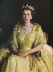 Queen - Elizabeth II (Elizabeth Alexandra Mary Windsor; born 21 April 1926) is Queen of 16 sovereign states, holding each crown and title equally. However, she is more directly involved with the United Kingdom, where the Royal Family resides, and the Monarchy is historically indigenous.  Apart from the United Kingdom, Elizabeth II is also Queen of Canada, Australia, New Zealand, Jamaica, Barbados, the Bahamas, Grenada, Papua New Guinea, the Solomon Islands, Tuvalu, Saint Lucia, Saint Vincent and the Grenadines, Antigua and Barbuda, Belize, and Saint Kitts and Nevis, where she is represented by Governors-General. The 16 countries of which she is queen are known as Commonwealth Realms, and their combined population is 128 million.  She is presently the world's only monarch who is simultaneously Head of State of more than one independent nation. In legal theory she is the most powerful head of state in the world, although in practice she personally exercises very little political executive power.  Elizabeth became Queen of the United Kingdom, Canada, Australia, New Zealand, South Africa, Pakistan and Ceylon upon the death of her father, George VI, on 6 February 1952. As other colonies of the British Empire (now the Commonwealth of Nations) attained independence from the UK during her reign, she acceded to the newly created thrones as Queen of each respective realm so that throughout her 54 years on the throne she has been Monarch of 32 nations, half of which either moved to different royal houses, or became republics.      See also: Former Commonwealth Realms  Elizabeth also holds the positions of Head of the Commonwealth, Lord High Admiral, Supreme Governor of the Church of England (styled Defender of the Faith) and Lord of Mann. Following tradition, she is also styled Duke of Lancaster and Duke of Normandy. She is also Commander-in-Chief of the Armed forces of many of her Realms.  Elizabeth is currently the second-longest-reigning head of state in the world and the fifth-longest serving British monarch. Her reign of over half a century has seen ten different Prime Ministers of the United Kingdom and numerous Prime Ministers in the Commonwealth Realms of which she is (or was) also Head of State; between them she has had a total of 138 Prime Ministers during her reign.  Elizabeth was born at 17 Bruton Street, in Mayfair, London, on 21 April 1926.[1] Her father was Prince Albert, Duke of York (the future George VI), the second eldest son of George V and Queen Mary. Her mother was The Duchess of York (née Lady Elizabeth Bowes-Lyon, later Queen Elizabeth, and, after her daughter's accession to the throne, the Queen Mother), the daughter of Claude George Bowes-Lyon, 14th Earl of Strathmore and Kinghorne and his wife, Nina Cecilia Cavendish-Bentinck, the Countess of Strathmore and Kinghorne.  She was baptised in the Music Room of Buckingham Palace by Cosmo Lang, the Archbishop of York. Her godparents were King George and Queen Mary, the Princess Royal, the Duke of Connaught, the Earl of Strathmore and Lady Elphinstone.  Elizabeth was named after her mother, while her two middle names are those of her paternal great-grandmother, Queen Alexandra, and grandmother, Queen Mary, respectively. As a child her close family knew her as 'Lilibet'. Her grandmother Queen Mary doted on her and George V found her very entertaining. At 10 years old, the young Princess was introduced to a preacher at Glamis Castle. As he left, he promised to send her a book. Elizabeth replied, 'Not about God. I already know all about Him'.  As a granddaughter of the British sovereign in the male line, she held the title of a British princess with the style Her Royal Highness. Her full style was Her Royal Highness Princess Elizabeth of York. At the time of her birth, she was third in the line of succession to the crown, behind her father and her uncle, the Prince of Wales. Although her birth generated public interest, there was no reason at the time to believe that she would ever become queen, as it was widely assumed that her uncle, the Prince of Wales, would marry and have children in due course.  However, due to his wife Wallis Simpson's reproductive issues, Edward was destined not to have any legitimate heirs. Since Elizabeth's parents had no sons, who would have had precedence over her regardless of when they were born, she would eventually have become queen whether Edward had abdicated or not, assuming she outlived her father