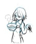 Ramen - Girl eating ramen