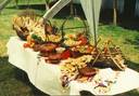 variety of foods - table set with a variety of foods variety of foods - table set with a variety of foods
